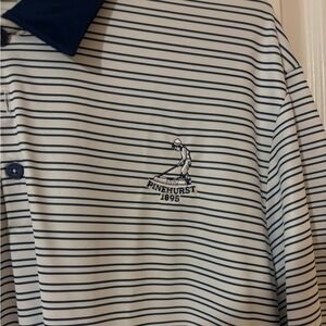 In great condition. 3XL pinehurst polo. navy/white. No returns!